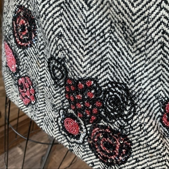 COPY - Embroidered Wool Coat Size XL - Picture 11 of 14